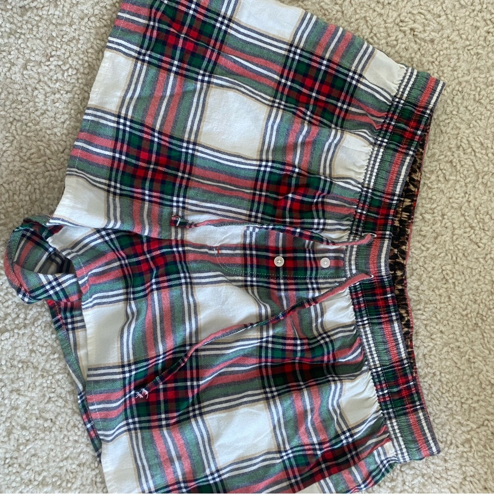 Aerie Christmas and Cheetah PJ Boxer Shorts